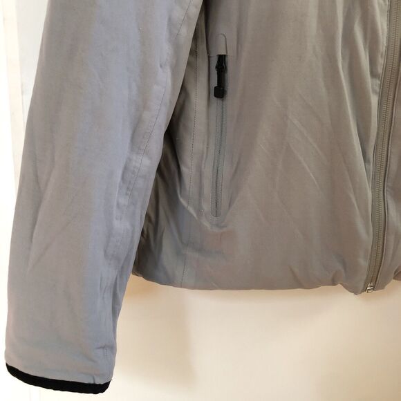 Ministry of Supply Aurora Insulated Full Zip Hood Jacket Green Gray Men Large - Picture 4 of 12